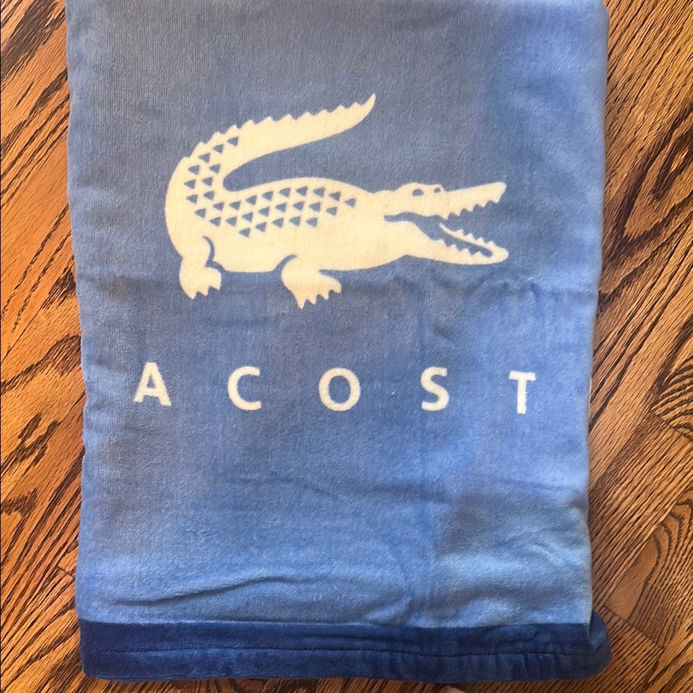 Lacoste set of two beach towels